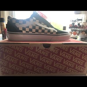 Vans Old Skool Primary Check Black + White